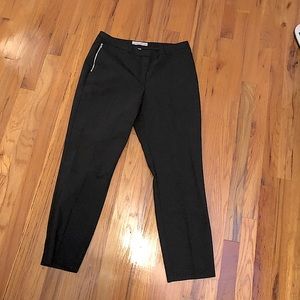Black dress pants zipper on side